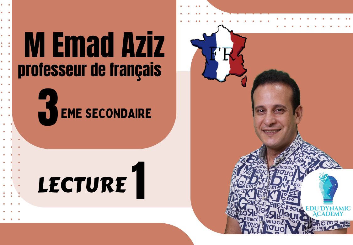 M. Emad Aziz | 3rd Secondary | Lecture 1